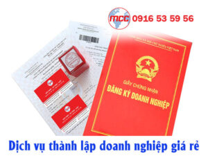 Dịch vụ thành lập doanh nghiệp giá rẻ tại Thủ Dầu Một