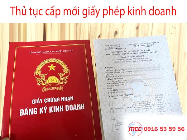 Thủ tục cấp mới giấy phép kinh doanh