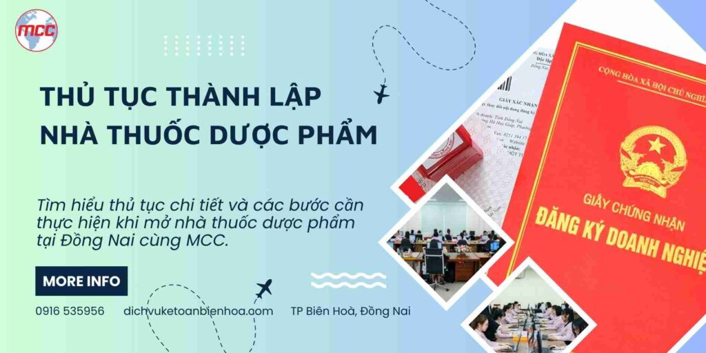 Thành lập nhà thuốc dược phẩm tại Đồng Nai
