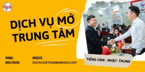 Dịch vụ thành lập trung tâm ngoại ngữ