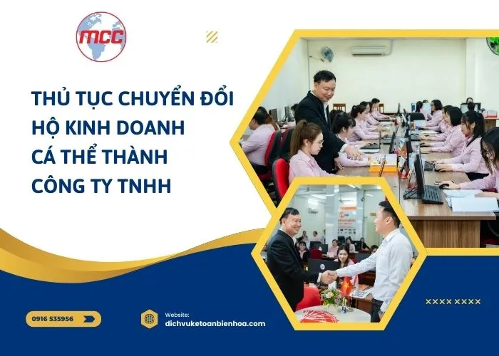 Thủ tục chuyển đổi hộ kinh doanh cá thể thành công ty TNHH