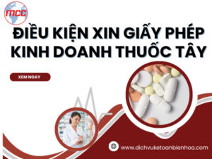 Dieu kien xin giay phep kinh doanh thuoc tay